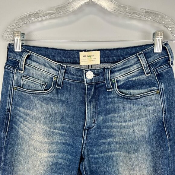 McGuire Womens Mrs Robinson Boyfriend Jeans Starry Night Faded Denim size 24 - Picture 4 of 13